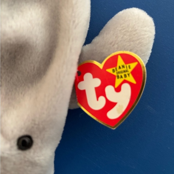 Rare 1995 Retired Ty Beanie Baby Manny The Manatee - Picture 3 of 5